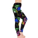 Cool Shark Face Colorful Stretchy Leggings View4
