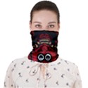 Japanese Dark Red Demon Costume Face Mask Covering Bandana for Adults  View1