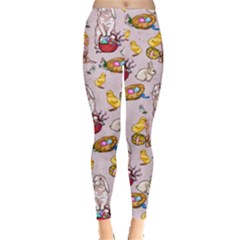 Rabbit Chicks Light Leggings  by CoolDesigns