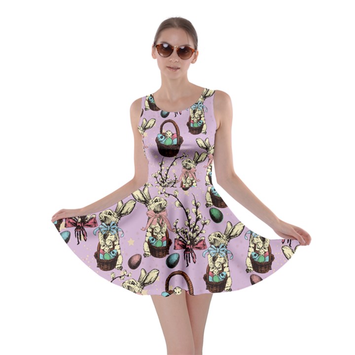 Violet Rabbit Skater Dress