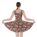 Japan Fish Brown Skater Dress View2