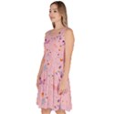 Planets Space Pink Neutron Star Knee Length Skater Dress With Pockets View2