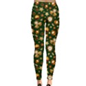 Golden Ornaments Red Snowing Leggings  View2