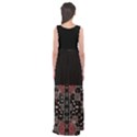 Red Aztec Skull Black Seamless Empire Waist Maxi Dress View2