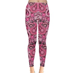 Pinky Paisley Leggings 