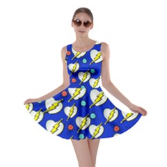 Volt Heart Thunder Blue Skater Dress