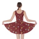 Dark Red Mexico Sugar Skull Skater Dress View2