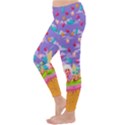 Candyland Blue Violet Candy Cupcake Donut Winter Leggings View2