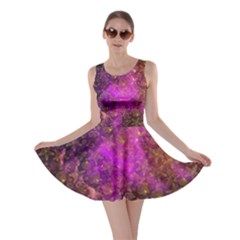 Gradient Shellfish Purple Space Galaxy Skater Dress