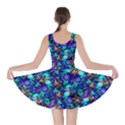 Seamless Xmas Gift Purple & Blue Party Skater Dress View2