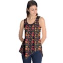 Dark Pattern With African Animals Sleeveless Tunic Top View1