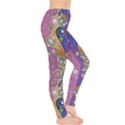 Purple Beautiful Gem PatternLeggings View4