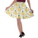 Yellow Pineapple Pattern A-line Skater Skirt View2