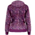 Glamorous Purple Pink Shinny Pullover Hoodie View2