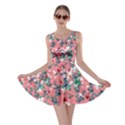 Roses Pink Ink Floral Maxi Beach Skater Dress View1