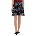 Stars Space Black Neutron Star A-Line Skirt with Pockets View2