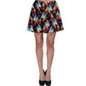 Unicorn Cakes Black Stars Print Skater Skirt View1