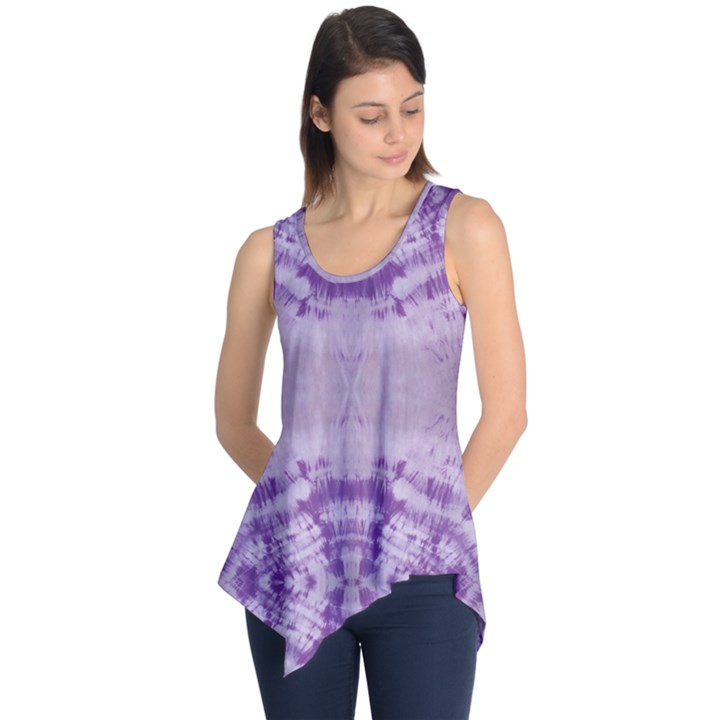 Purple Tie Dye Tunic Top