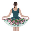 Vintage Roses Dark Cyan Skater Dress View2