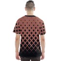 Mocha Gradient Rhombuses Men s Sport Mesh Tee  View2