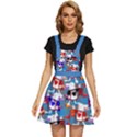 Alice Wonderland Steel Blue Rabbit Apron Dress View1