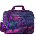 Purple Elegant Galaxy Pink Space Pattern 16  Shoulder Laptop Bag View3