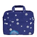 Dark Blue Sperm Whale Pattern 16  Shoulder Laptop Bag View4