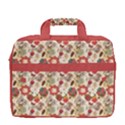 Red Floral Retro Style 16  Shoulder Laptop Bag View4