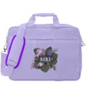 Hawaiian Party Girl Floral Violet 16  Shoulder Laptop Bag View3