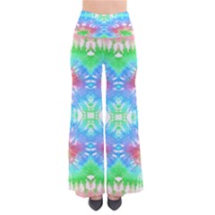 Green & Blue Tie Dye Palazzo Pants by CoolDesigns