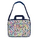 Blue Space Aztec Fashion 16  Shoulder Laptop Bag  View1