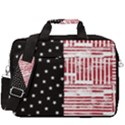 American Flag Black & Red Stars 13  Shoulder Laptop Bag  View3