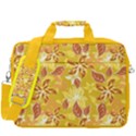 Yellow Flower Floral Pattern 13  Shoulder Laptop Bag  View3