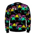 Cool Shark Face Colorful Funny Mens Pullover Sweatshirt View1