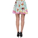 Mint Dessert Hill Pink Lollipop Candy Macaroon Cupcake Donut Skater Skirt View2