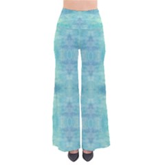 Mint Pattern Tie Dye Palazzo Pants by CoolDesigns