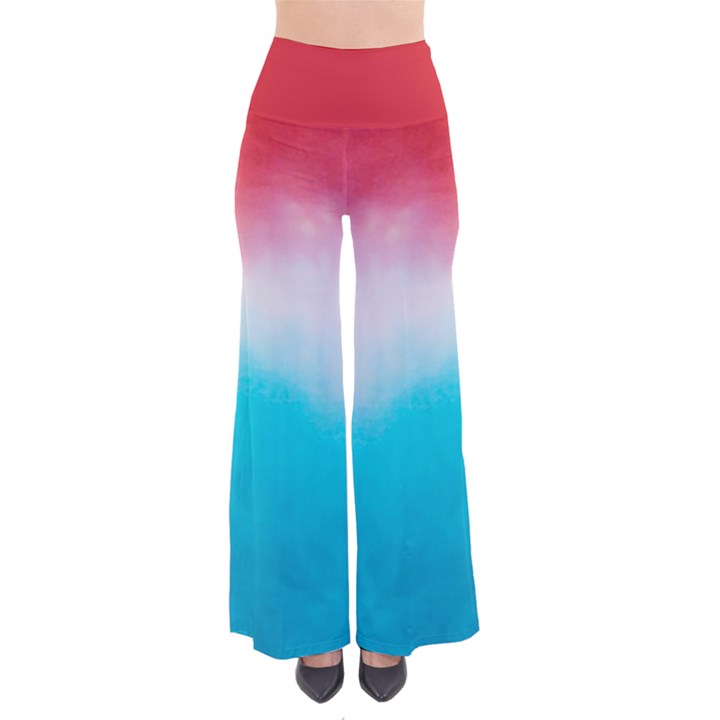 Sharp Gradient Tie Dye Palazzo Pants