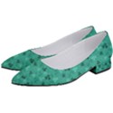 Lucky Shamrock Dark Turquoise Women s Low Heels View2