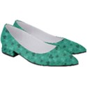 Lucky Shamrock Dark Turquoise Women s Low Heels View3