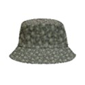 Dark Gray Cannabis Leafs Skulls Pattern Unisex Reversible Bucket Hat View2