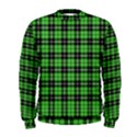 Green & Black Checkered Christmas Party Mens Sweatshirt View1