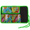 Hawaiian Leafs Colorful Green Leaves Pen Storage Case View2