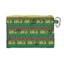 Cannabis Morogoro Green Marijuana Leaves Canvas Cosmetic Bag View2