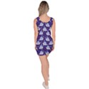 Navy Blue Tone Cute Cats Pattern Bodycon Dress View4