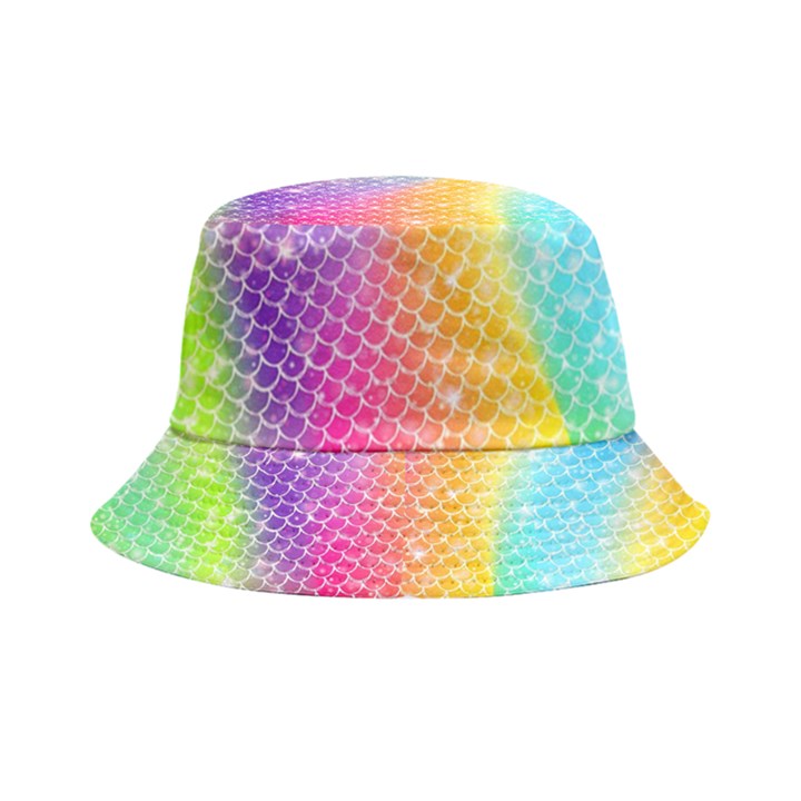 Star Cluster Rainbow Tie Dye Pattern Double-Side-Wear Bucket Hat
