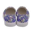 Blue Violet Monstera Leaf  & Unicorns Canvas Slip Ons View4