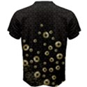 Geometric Lucky Coins Beautiful Black Cotton Tee View2