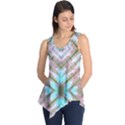 Aqua & Brown Tie Dye Tunic Top View1