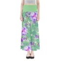 Light Green Paisley Maxi Skirt View1