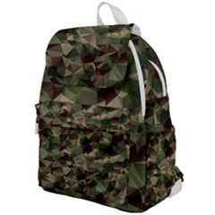 Abstract Vector Military Camouflage Background Top Flap Backpack by Bedest